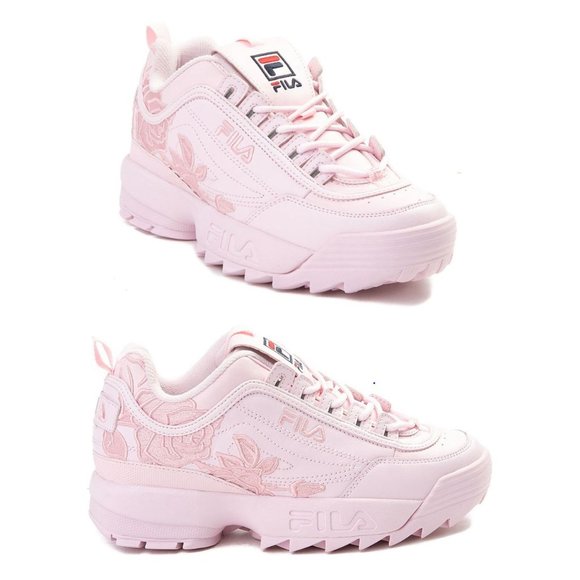 Fila Shoes - Fila Disruptor II Embroidery Pink US9 EUR40